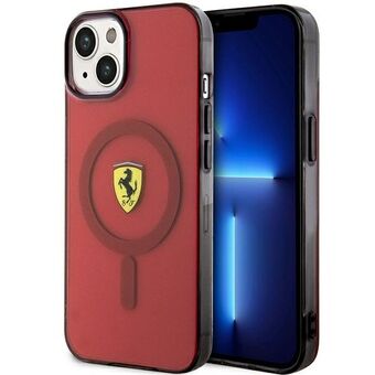 Ferrari FEHMP14SURKR iPhone 14 6.1" hardcase rood/rood Doorschijnend Magsafe