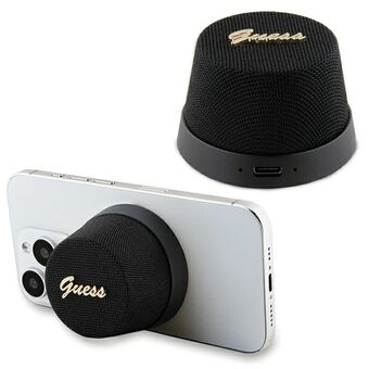 Raad eens, Bluetooth-luidspreker GUWSC3ALSMK Speaker Stand zwart Magnetic Script Metal.
