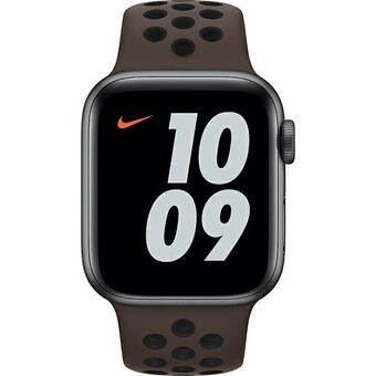 Bandje Apple Watch MJ6J3AM/A 38/40/41 mm Nike Sport Brand bruin-zwart/ironstone-zwart