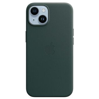 Apple MPPA3ZM/A iPhone 14 Plus 6,7" hoesje groen/bosgroen leren hoesje MagSafe