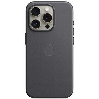 Etui Apple MT4H3ZM/A iPhone 15 Pro 6.1" MagSafe zwart FineWoven Case