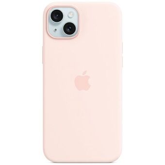 Etui Apple MT0U3ZM/A iPhone 15 / 14 / 13 6.1" MagSafe lichtroze Silicone Case