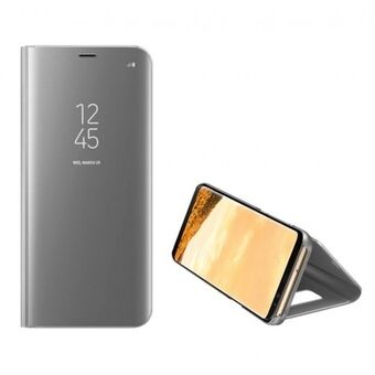 Clear View hoesje Samsung A12/M12 zilver/zilver