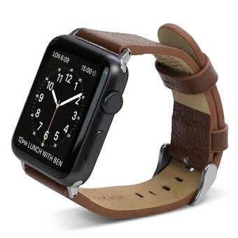 X-Doria Lux Apple Watch band 38/41mm bruin/bruin 23820