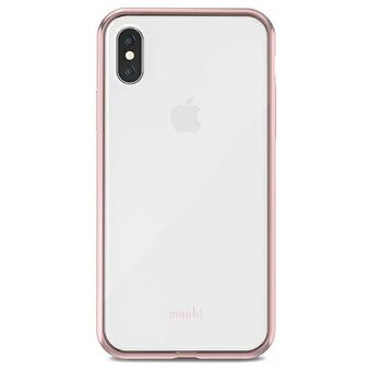 Moshi Vitros hoesje iPhone X / Xs roze transparant / Orchid roze 31833
