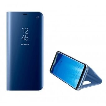Clear View Samsung S22 hoesje blauw/blauw