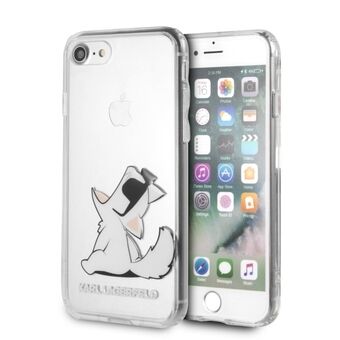 Karl Lagerfeld KLHCI8CFNRC iPhone 7/8 SE 2020 / SE 2022 hardcase transparant Choupette Fun
