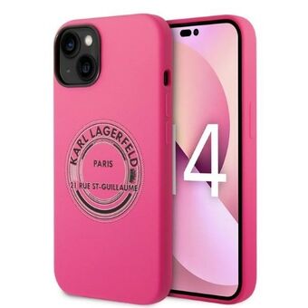 Karl Lagerfeld KLHCP14MSRSGRCF iPhone 14 Plus 6.7" hardcase roze/roze siliconen RSG