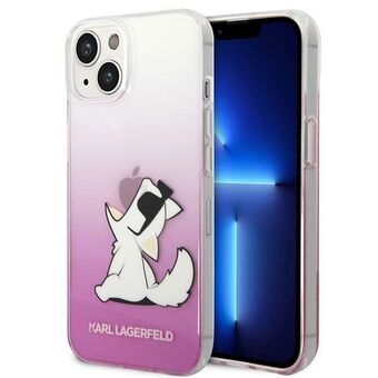 Karl Lagerfeld KLHCP14MCFNRCPI iPhone 14 Plus 6.7" hardcase roze/roze Choupette Fun