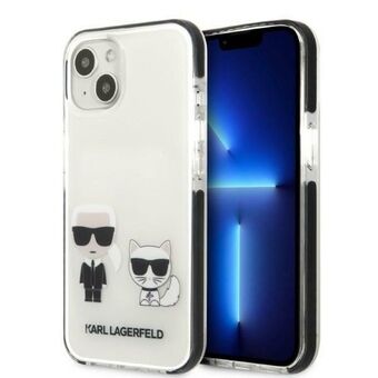 Karl Lagerfeld KLHCP13MTPEKCW iPhone 13 6.1" hardcase wit/wit Karl&Choupette