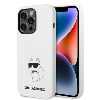 Karl Lagerfeld KLHCP14XSNCHBCH iPhone 14 Pro Max 6,7" hardcase wit/wit Silicone Choupette
