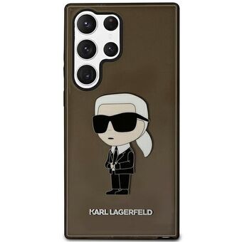 Karl Lagerfeld KLHCS23LHNIKTCK S23 Ultra S918 zwart/zwart hardcase Ikonik Karl Lagerfeld