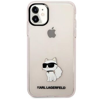 Karl Lagerfeld KLHCN61HNCHTCP iPhone 11 / Xr 6.1" roze/roze hardcase Ikonik Choupette