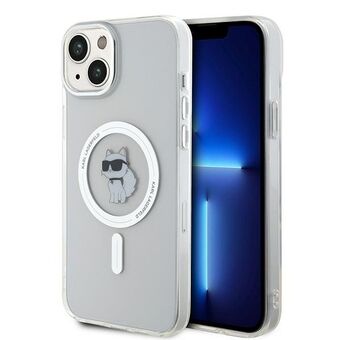 Karl Lagerfeld KLHMP15MHFCCNOT iPhone 15 Plus / 14 Plus 6.7" doorzichtige hardcase IML Choupette MagSafe