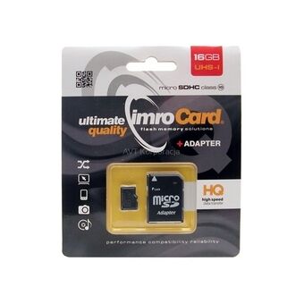 16GB Imro + adp 10C microSD-geheugenkaart