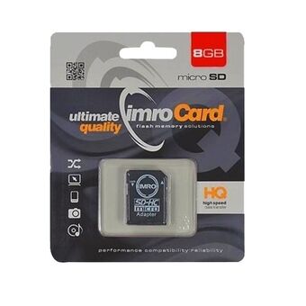 MicroSD-geheugenkaart 8GB Imro + adp 10C