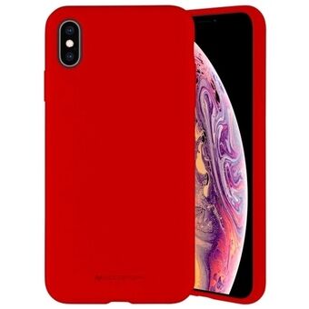 Mercury Silicone iPhone X/Xs rood.