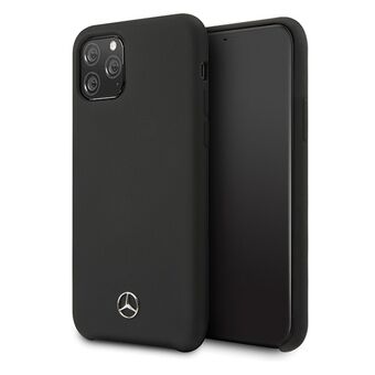 Mercedes MEHCN58SILBK iPhone 11 Pro hardcase zwart/zwart Silicone Line