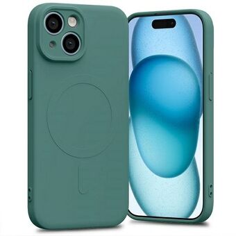 Mercury MagSafe Semi-Silicone iPhone 15 / 14 / 13 6,1" groen