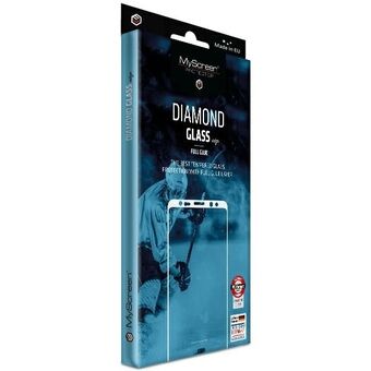 MS Diamond Glass Edge FG iPhone 12 Mini 5,4" zwart/zwart Volledige lijm