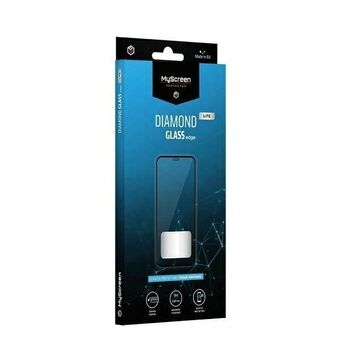 MS Diamond Glass Edge Lite FG voor Realme 8 5G/8s 5G/zwart/volledige lijm