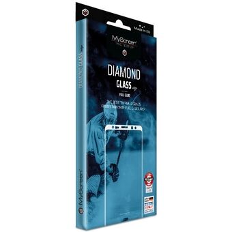 MS Diamond Edge FG Oppo A36 / A76 zwart / zwart vollijm
