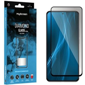 MS Diamond Glass Edge FG Oppo A2 5G zwart/zwart Volledige Beschermfolie