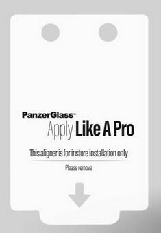 PanzerGlass Sticer Pro Verpakt in 20 stuks, de prijs is voor 1 stuk