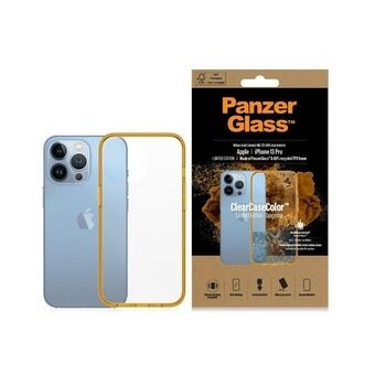 PanzerGlass ClearCase iPhone 13 Pro 6.1" Antibacteriële Militaire kwaliteit Tangerine 0338.