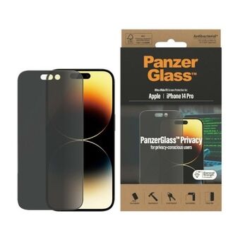 PanzerGlass Ultra-Wide Fit iPhone 14 Pro 6,1" Privacy Screen Bescherming Antibacterieel P2772