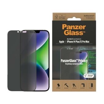 PanzerGlass Ultra-Wide Fit iPhone 14 Plus / 13 Pro Max 6,7" Privacy Screen Protection Antibacterieel P2773