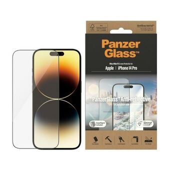PanzerGlass Ultra-Wide Fit iPhone 14 Pro 6,1" Schermbescherming Anti-reflecterend Antibacterieel Inclusief Easy Aligner 2788