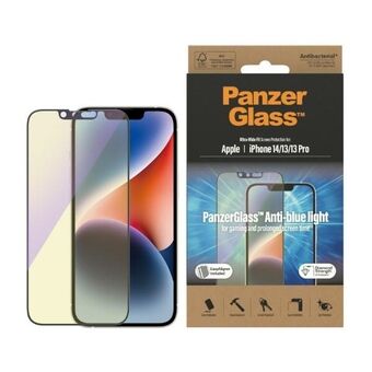 PanzerGlass Ultra-Wide Fit iPhone 14 / 13 Pro / 13 6.1" Screenprotector Antibacterieel Easy Aligner Inclusief Anti-Blauw Licht 2791