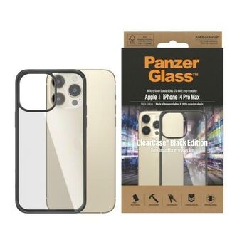PanzerGlass ClearCase iPhone 14 Pro Max 6.7" Antibacterieel zwart/zwart 0408