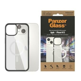 PanzerGlass ClearCase MagSafe iPhone 14 / 15 / 13 6,1" Antibacterieel zwart 0413