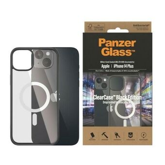 PanzerGlass ClearCase MagSafe iPhone 14 Plus 6.7" Antibacterieel Zwart / Zwart 0415