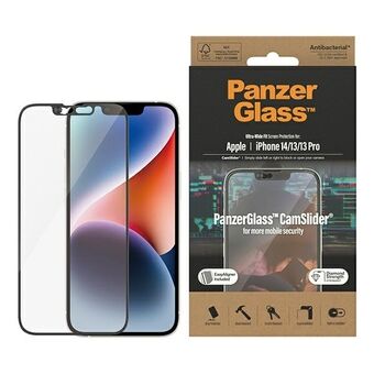 PanzerGlass Ultra-Wide Fit iPhone 14/13/13 Pro 6.1" Screenprotector CamSlider Antibacteriële Easy Aligner inbegrepen 2795