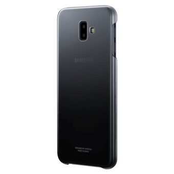 Hoesje Samsung EF-AJ610CB J6 Plus 2018 J610 zwart/zwart Gradation Cover