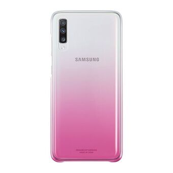 Hoesje Samsung EF-AA705CP A70 Gradatie Cover roze / roze