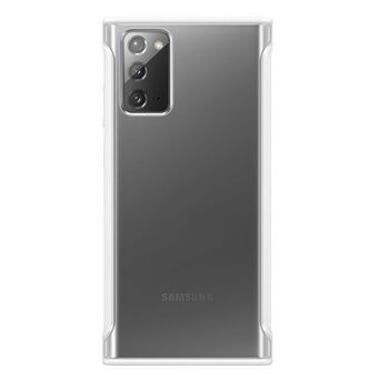 Hoesje Samsung EF-GN980CW Note 20 N980 wit/wit Doorzichtige beschermhoes