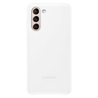 Hoesje Samsung EF-KG996CW S21 + G996 wit/wit LED-cover