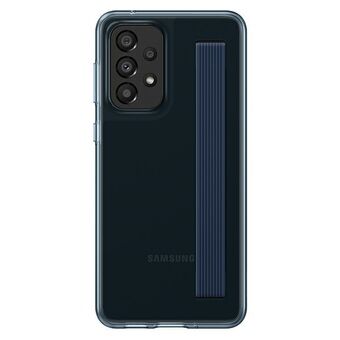 Hoesje Samsung EF-XA336CB A33 5G A336 zwart / zwart Slim Strap Cover