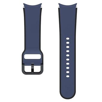 Tweekleurige sportband Samsung ET-STR90SNEGEU-band voor Watch5 20 mm S/M marineblauw