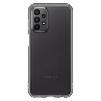 Etui Samsung EF-QA235TBEGWW A23 5G A235 zwart/zwart Soft Clear Cover