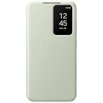 Etui Samsung EF-ZS921CGEGWW S24 S921 helder groen Smart View Wallet Case.