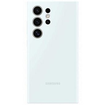 Etui Samsung EF-PS928TWEGWW S24 Ultra S928 witte siliconen hoesje.