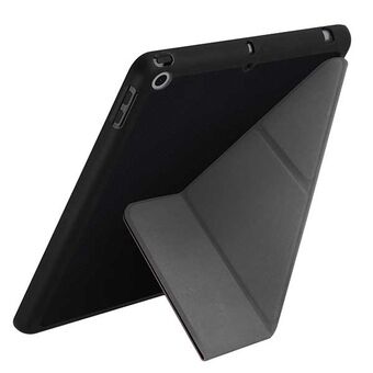 UNIQ hoesje Transforma Rigor iPad 10.2" (2019) zwart/ebbenhout zwart