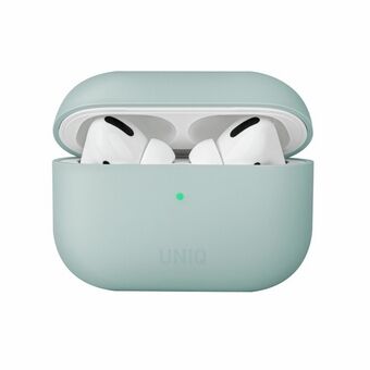UNIQ hoesje Lino AirPods Pro Silicone mint / mintgroen