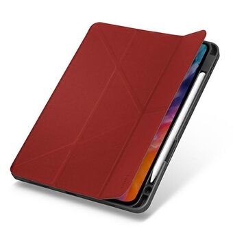 UNIQ hoesje voor Transforma Rigor iPad Air 10.9 (2020) rood / koraalrood Atnimicrobiel