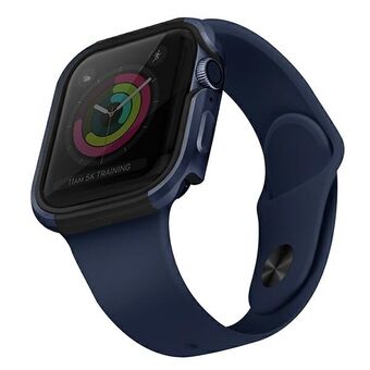 UNIQ hoesje voor Valencia Apple Watch Series 4/5/6 / SE 40mm. blauw / atlantisch blauw